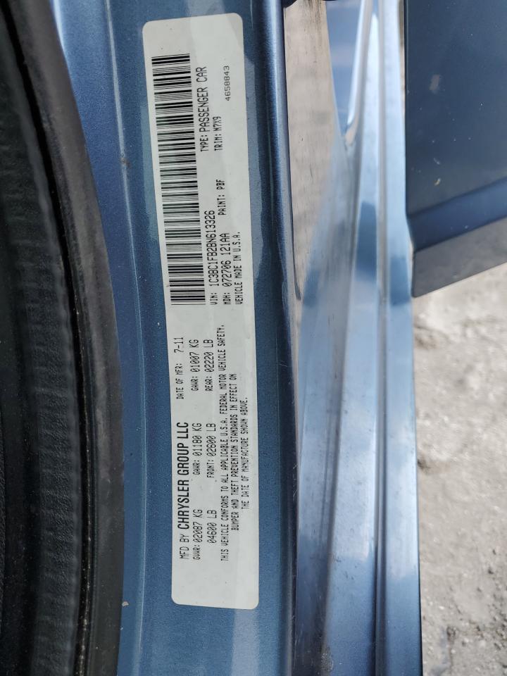 2011 Chrysler 200 Touring VIN: 1C3BC1FB2BN613326 Lot: 64017214