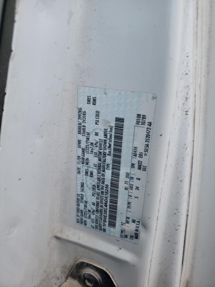 2010 Ford Econoline E350 Super Duty Wagon VIN: 1FBNE3BL4ADA18256 Lot: 65124294