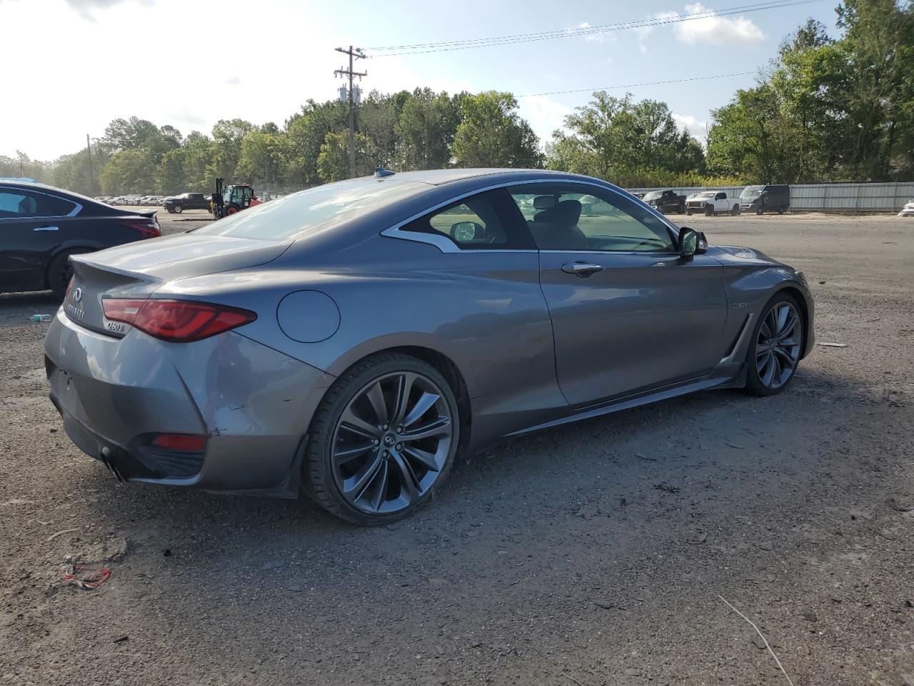 2019 Infiniti Q60 Red Sport 400 VIN: JN1FV7EK4KM360210 Lot: 65207134