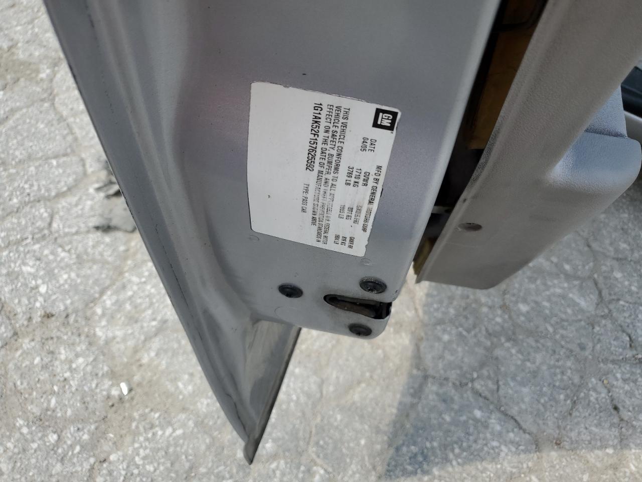 2006 Chevrolet Cobalt Ls VIN: 1G1AK55F967624588 Lot: 61797944