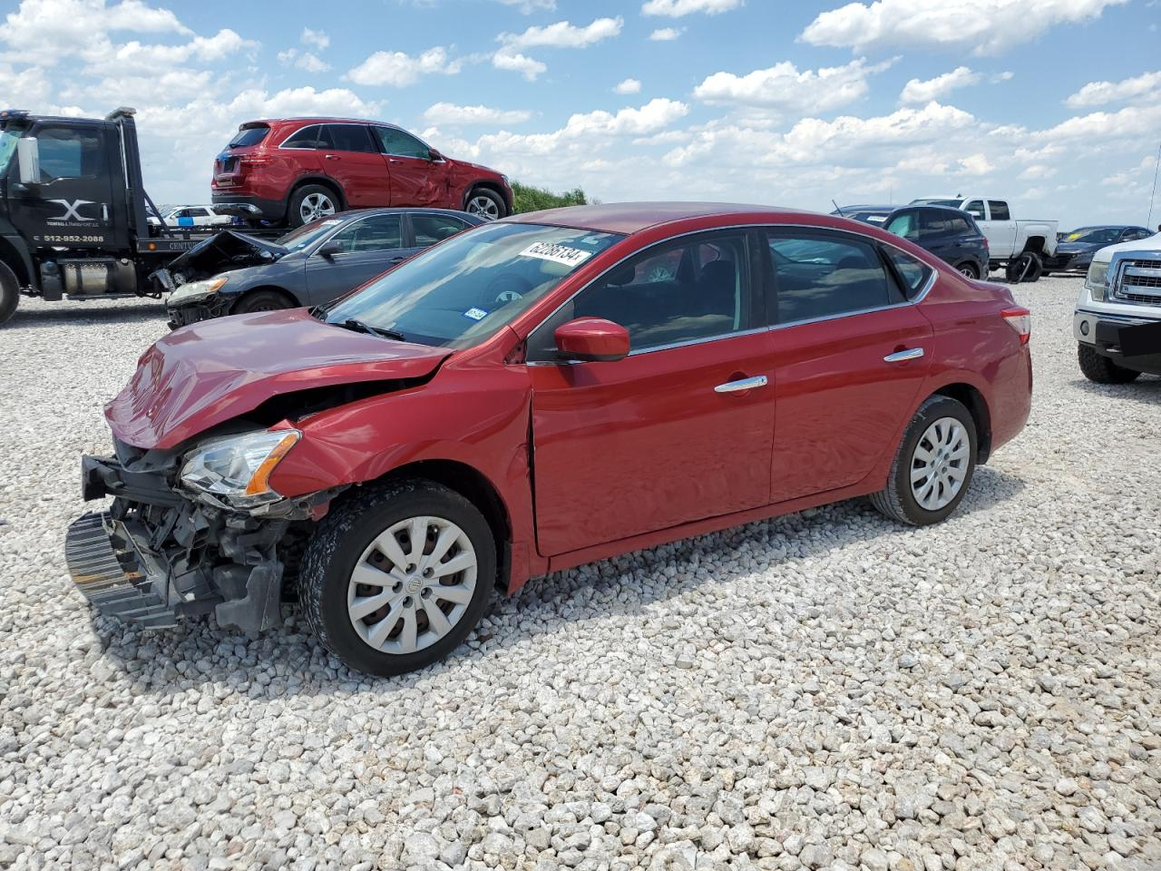 2014 Nissan Sentra S vin: 3N1AB7AP8EY234244