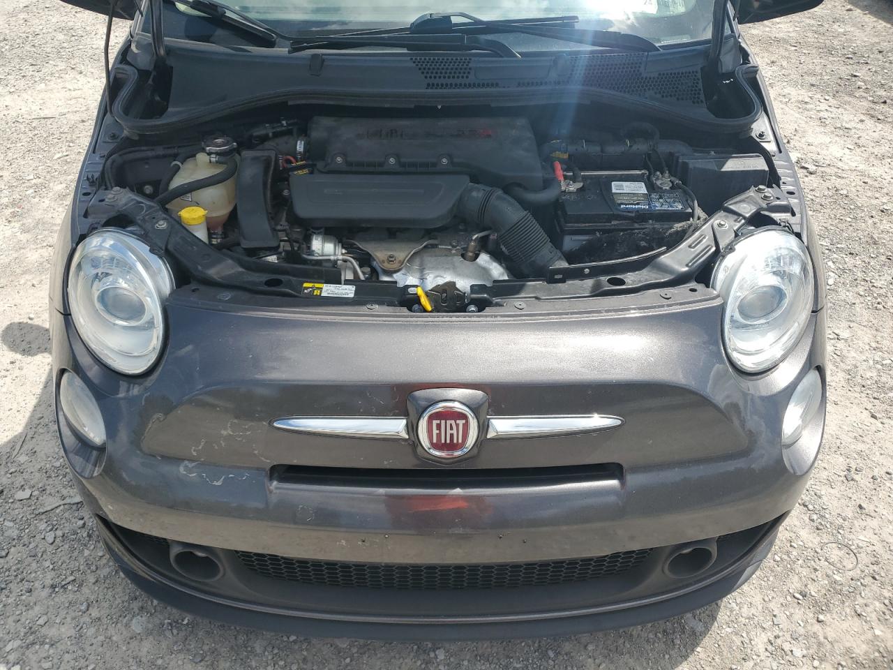 2018 Fiat 500 Lounge VIN: 3C3CFFEH7JT377592 Lot: 63964644