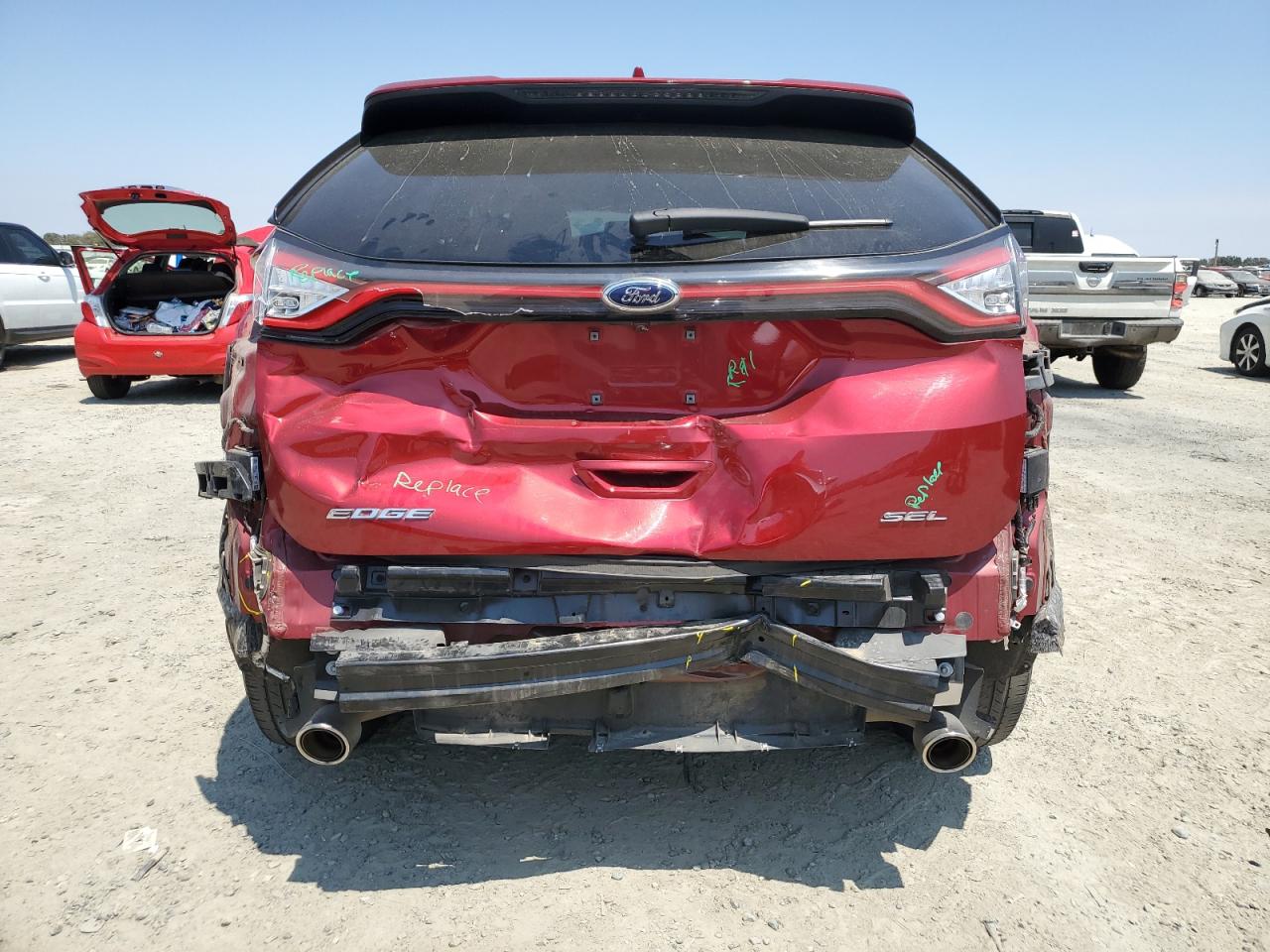 2017 Ford Edge Sel VIN: 2FMPK3J89HBC49658 Lot: 65396064