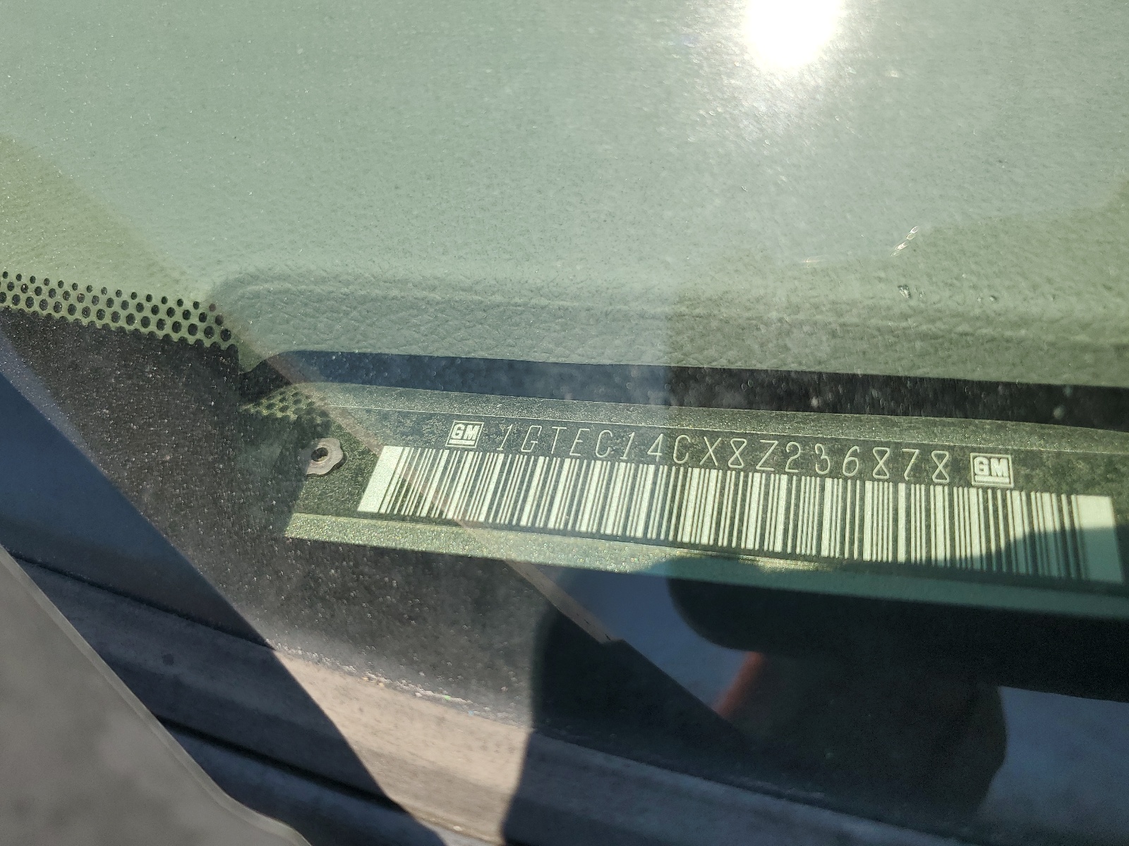 1GTEC14CX8Z236878 2008 GMC Sierra C1500