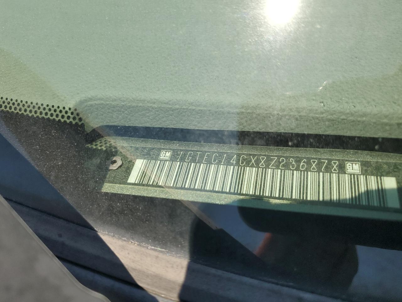 2008 GMC Sierra C1500 VIN: 1GTEC14CX8Z236878 Lot: 64085904