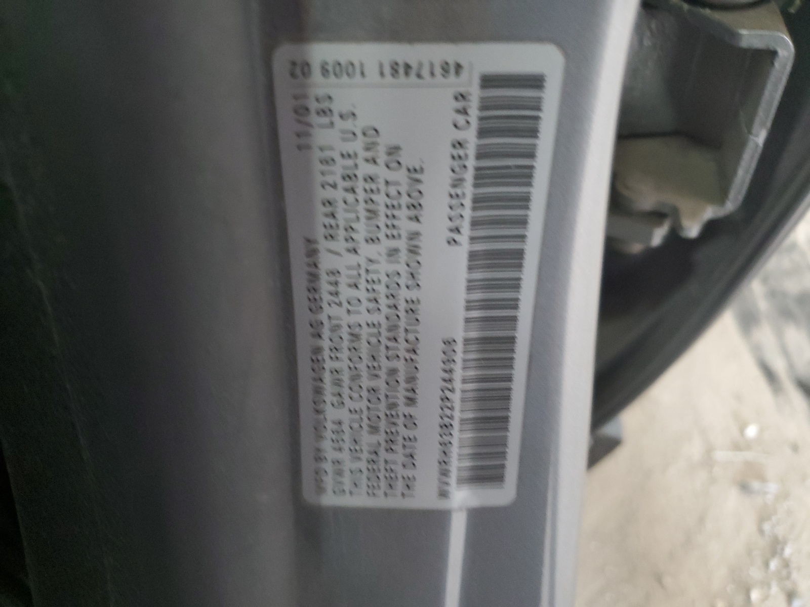 WVWRH63B22P244906 2002 Volkswagen Passat Glx