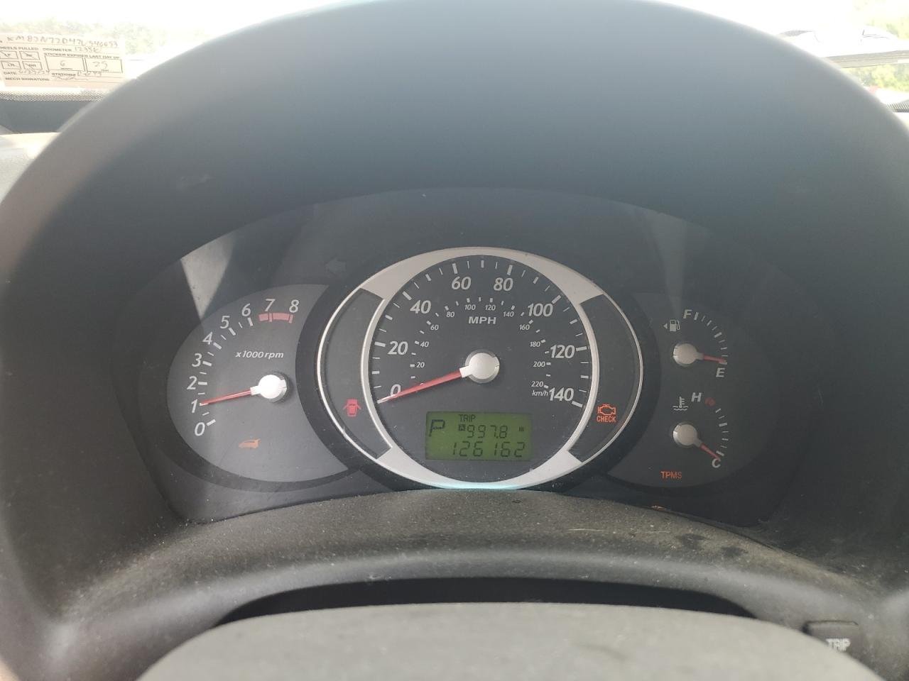 2007 Hyundai Tucson Se VIN: KM8JN72D47U546653 Lot: 65372404