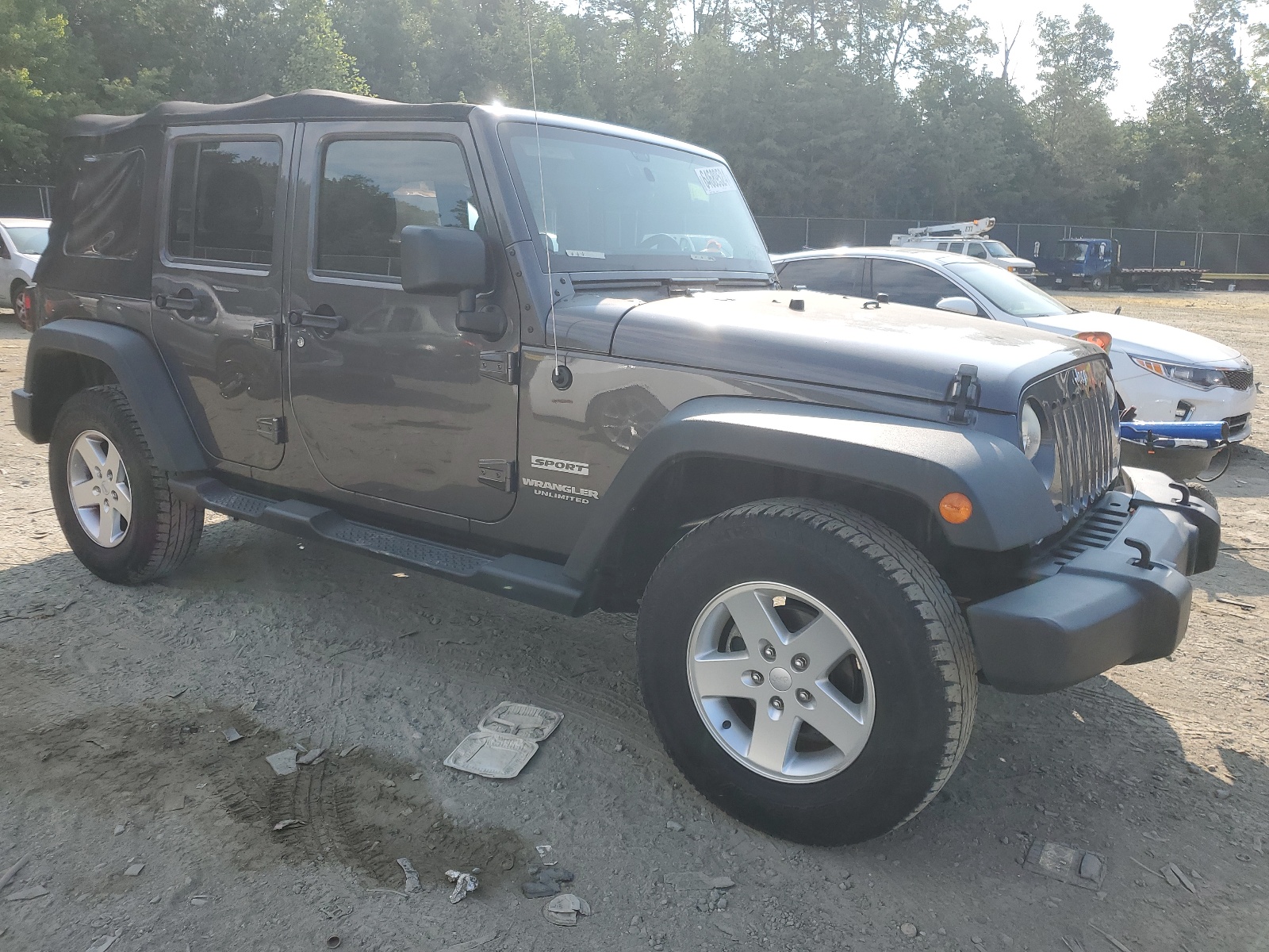 1C4BJWDG6EL177822 2014 Jeep Wrangler Unlimited Sport