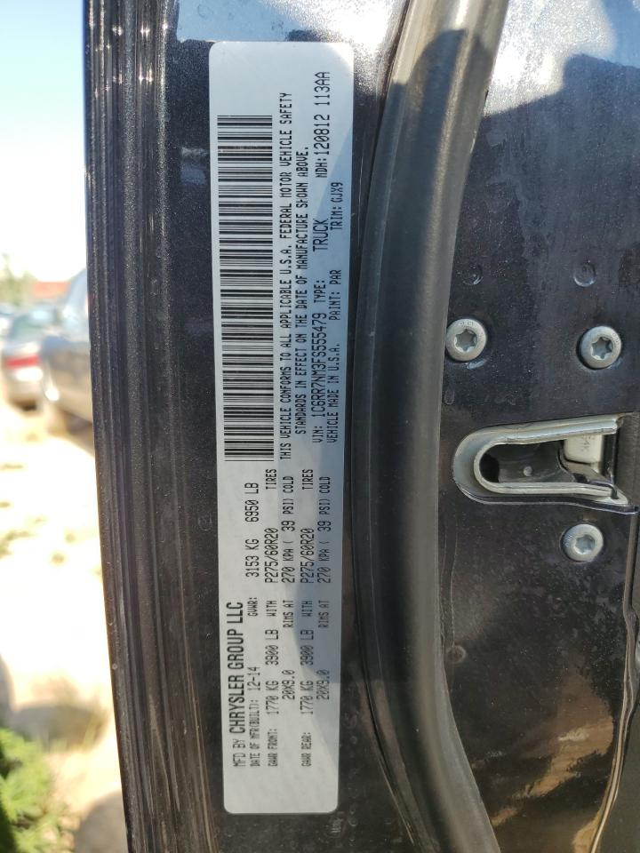 2015 Ram 1500 Laramie VIN: 1C6RR7NM3FS555479 Lot: 62473674