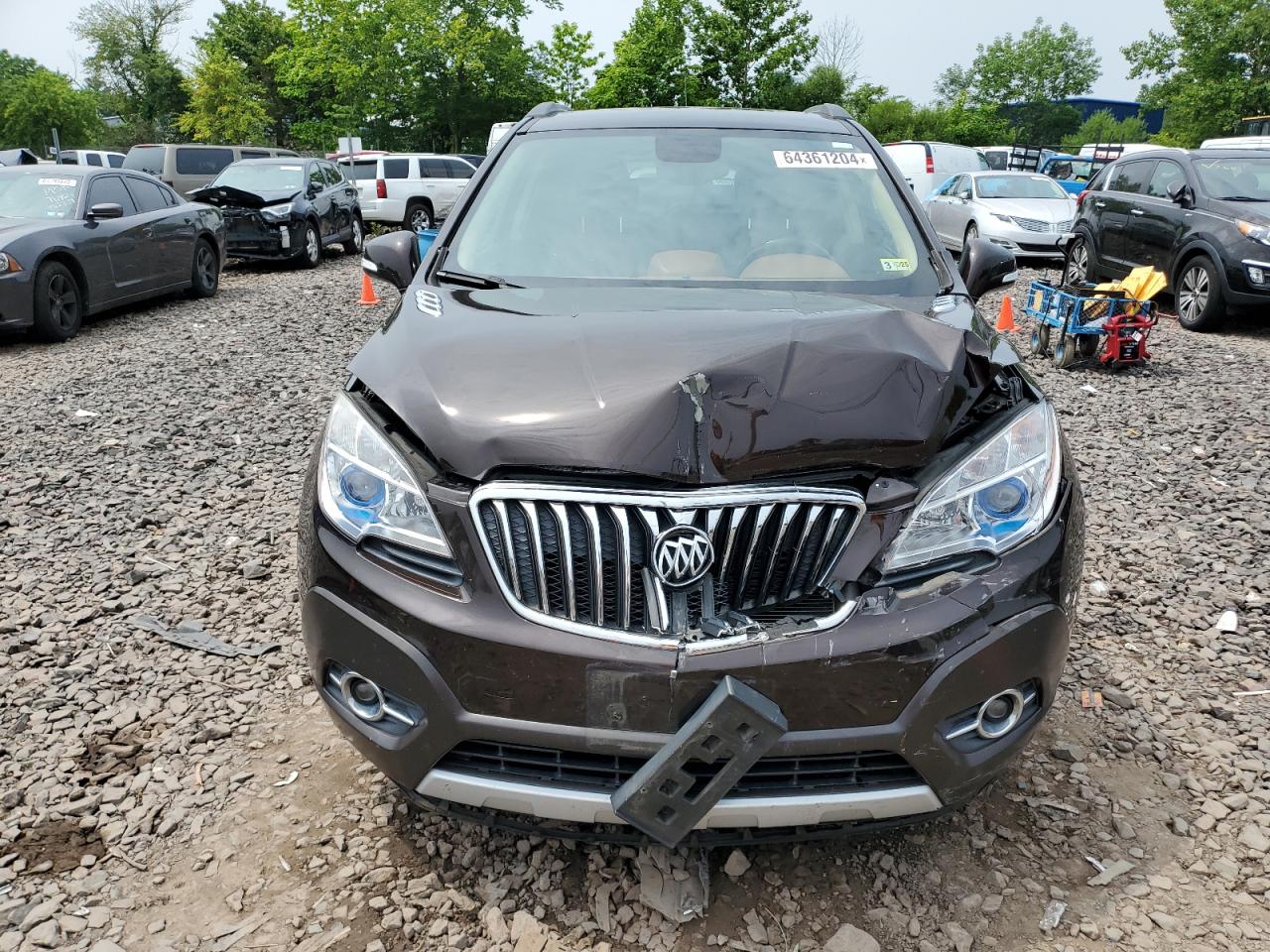 2015 BUICK ENCORE with FRONT END damage, VIN KL4CJCSB2FB108122