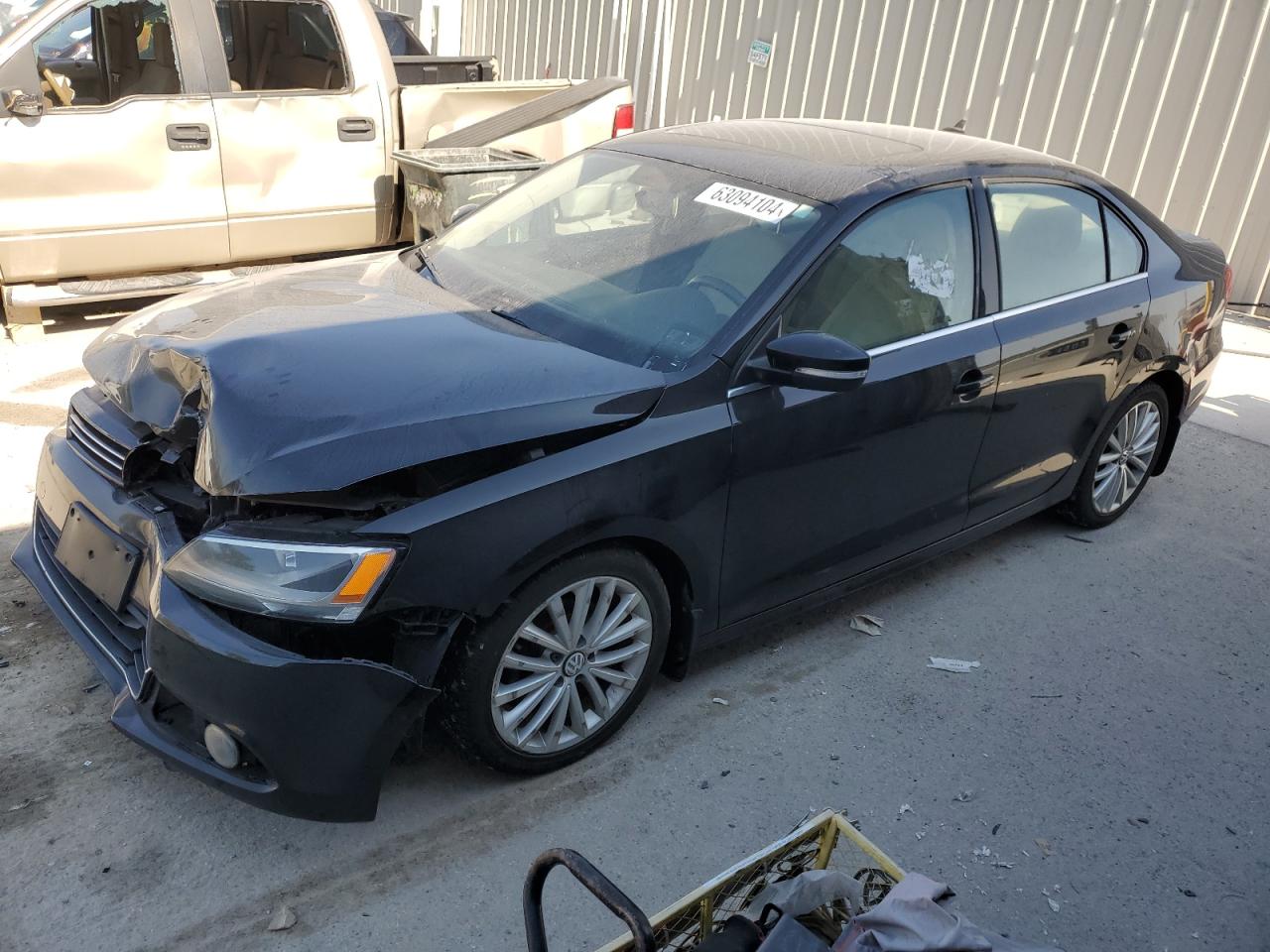 2011 Volkswagen Jetta Sel black sedan gas 3VWLZ7AJXBM377841 photo #1