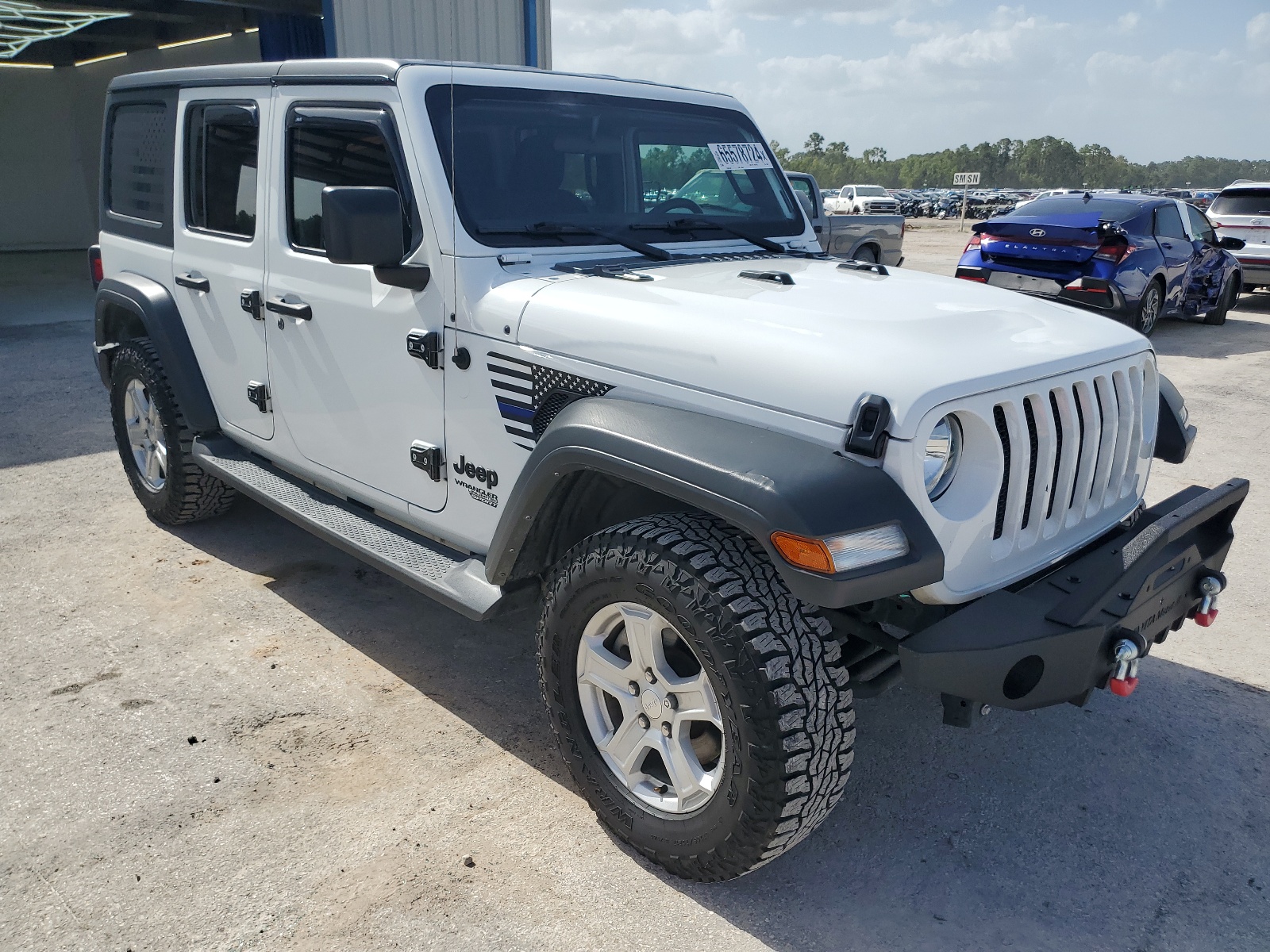 2021 Jeep Wrangler Unlimited Sport vin: 1C4HJXDN3MW786524