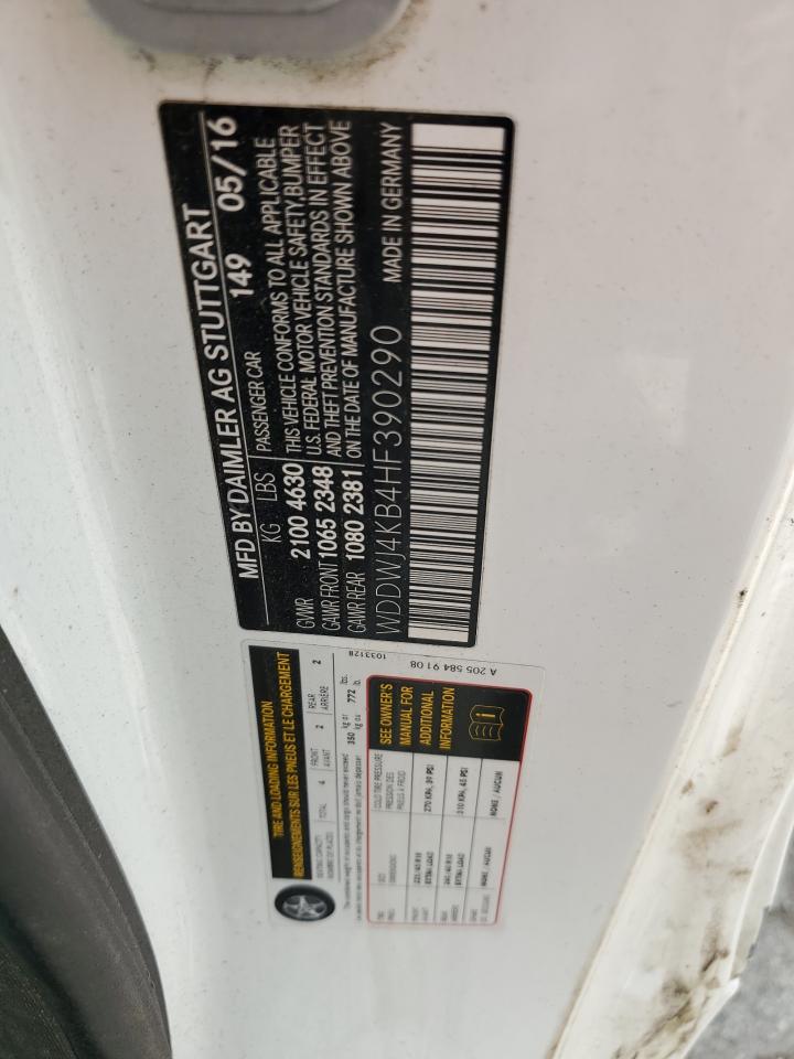 2017 Mercedes-Benz C 300 4Matic VIN: WDDWJ4KB4HF390290 Lot: 64695604