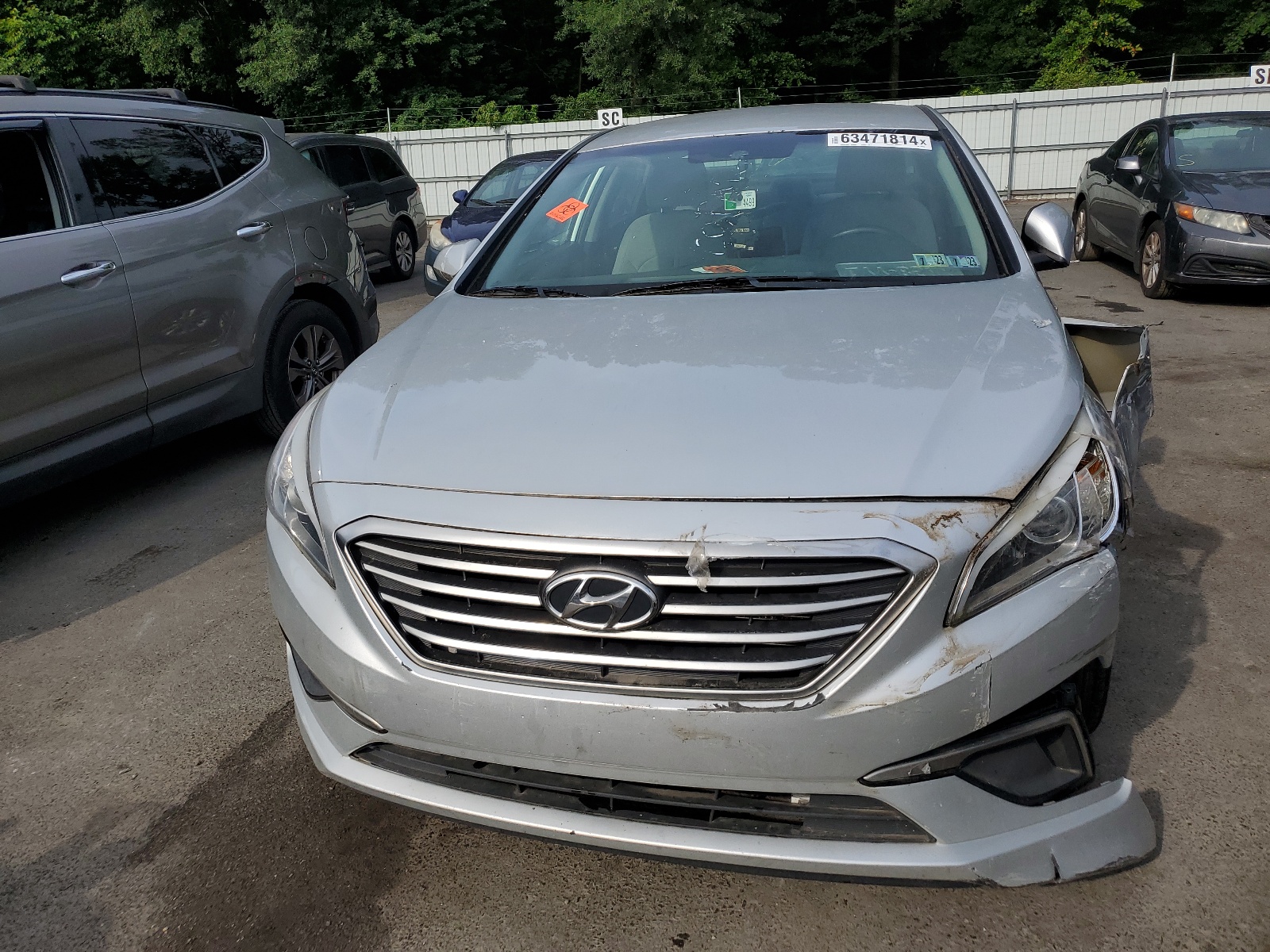 2016 Hyundai Sonata Se vin: 5NPE24AF8GH379966