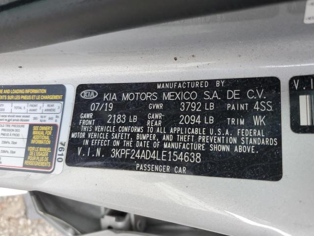 3KPF24AD4LE154638 Kia Forte FE 14