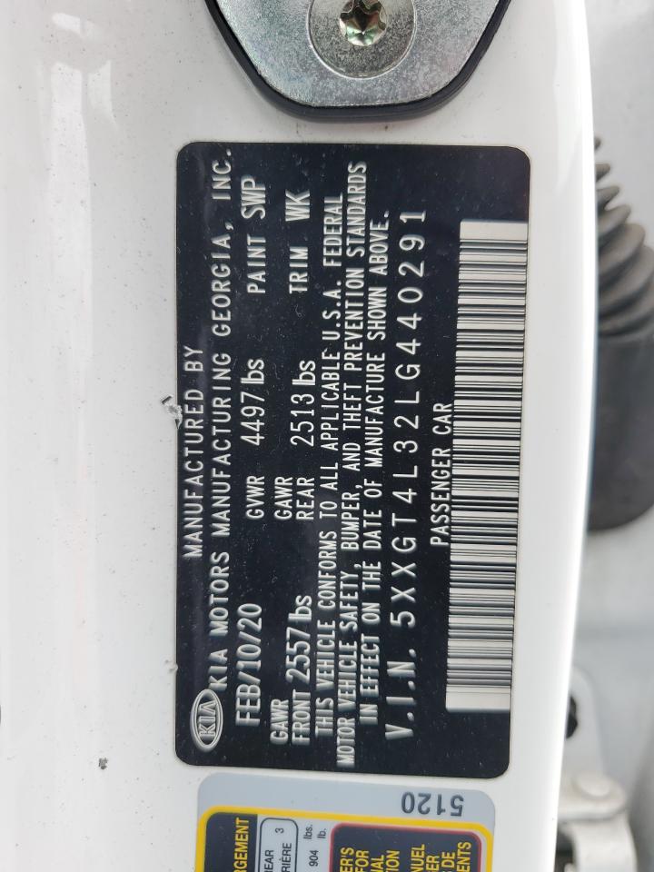 2020 Kia Optima Lx VIN: 5XXGT4L32LG440291 Lot: 64026324