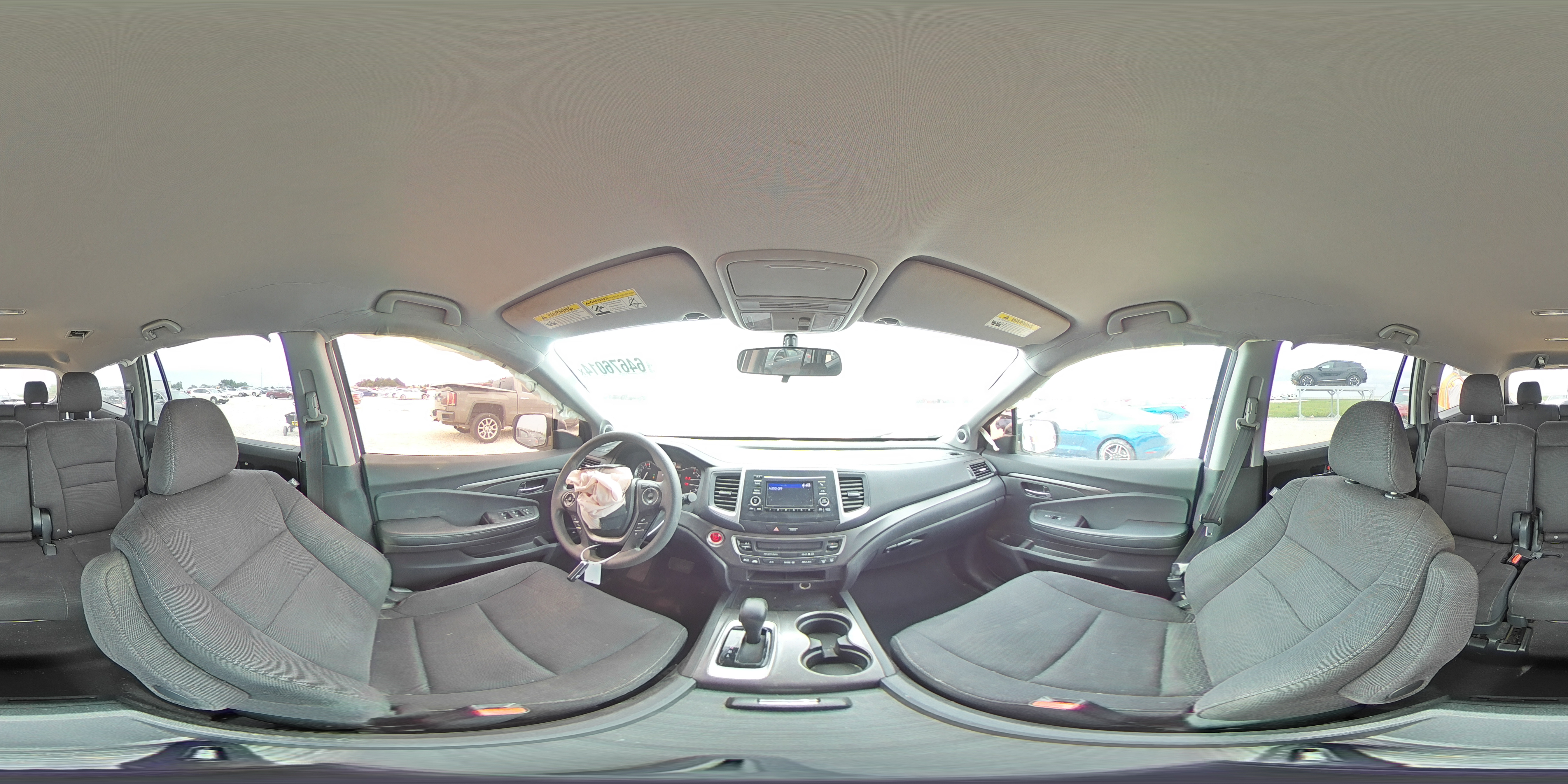 2017 Honda Pilot Lx VIN: 5FNYF5H10HB034772 Lot: 64676014