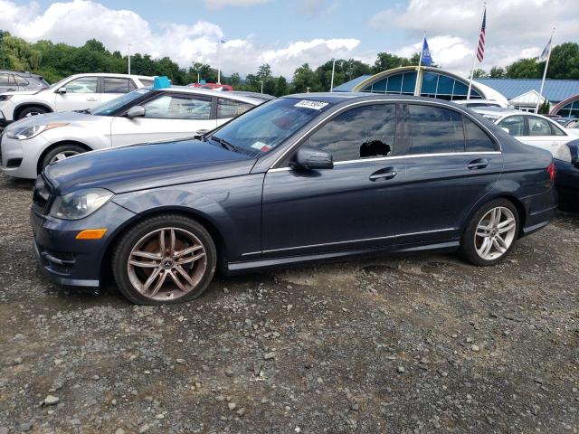 Седани MERCEDES-BENZ C-CLASS 2014 Сірий