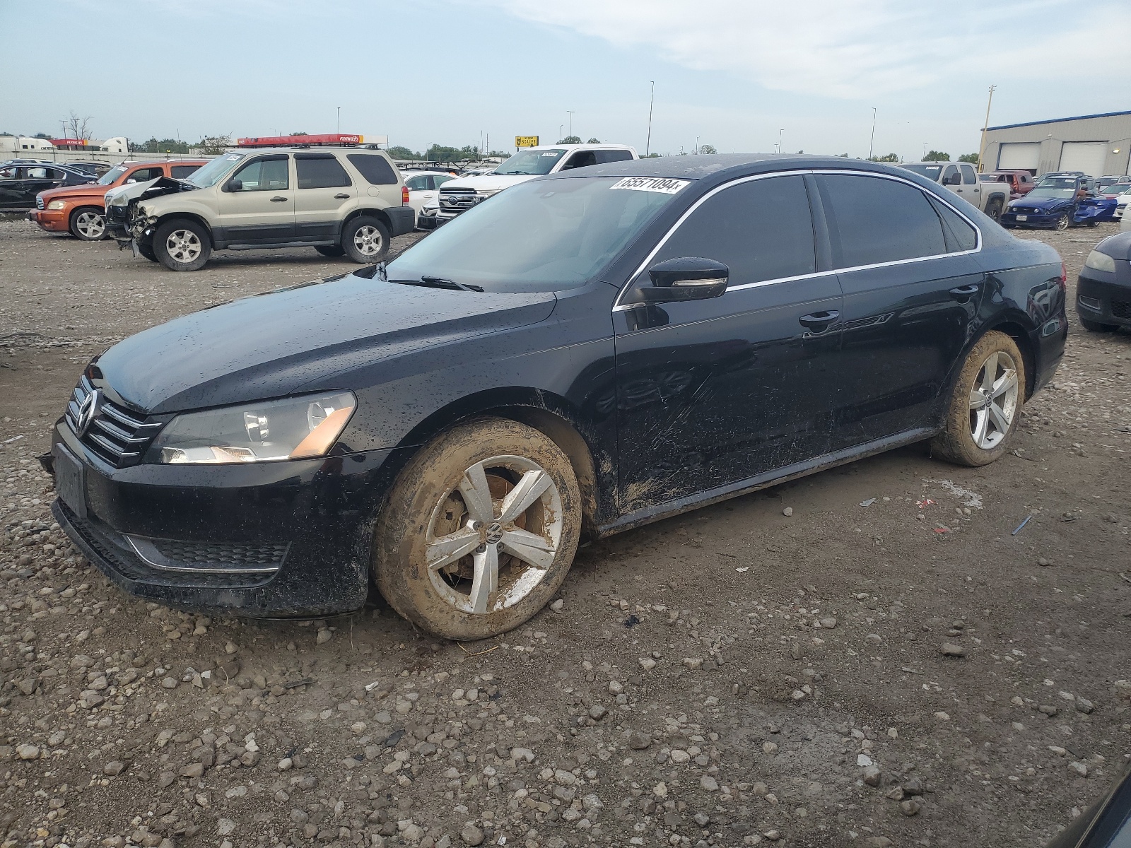 2013 Volkswagen Passat Se vin: 1VWBH7A37DC103954