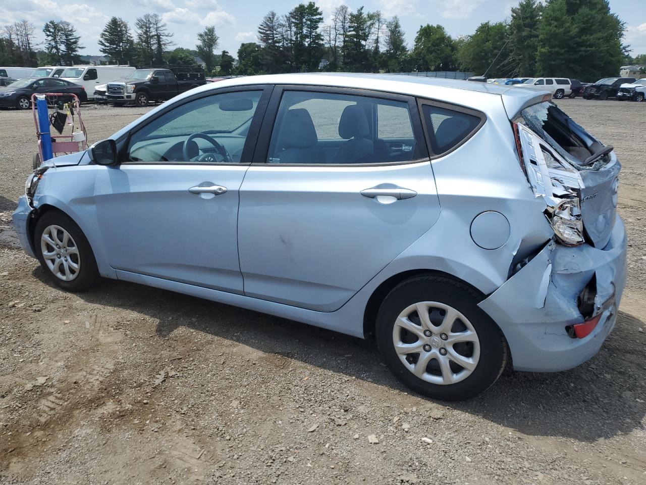 2013 Hyundai Accent Gls VIN: KMHCT5AE2DU066443 Lot: 64158084