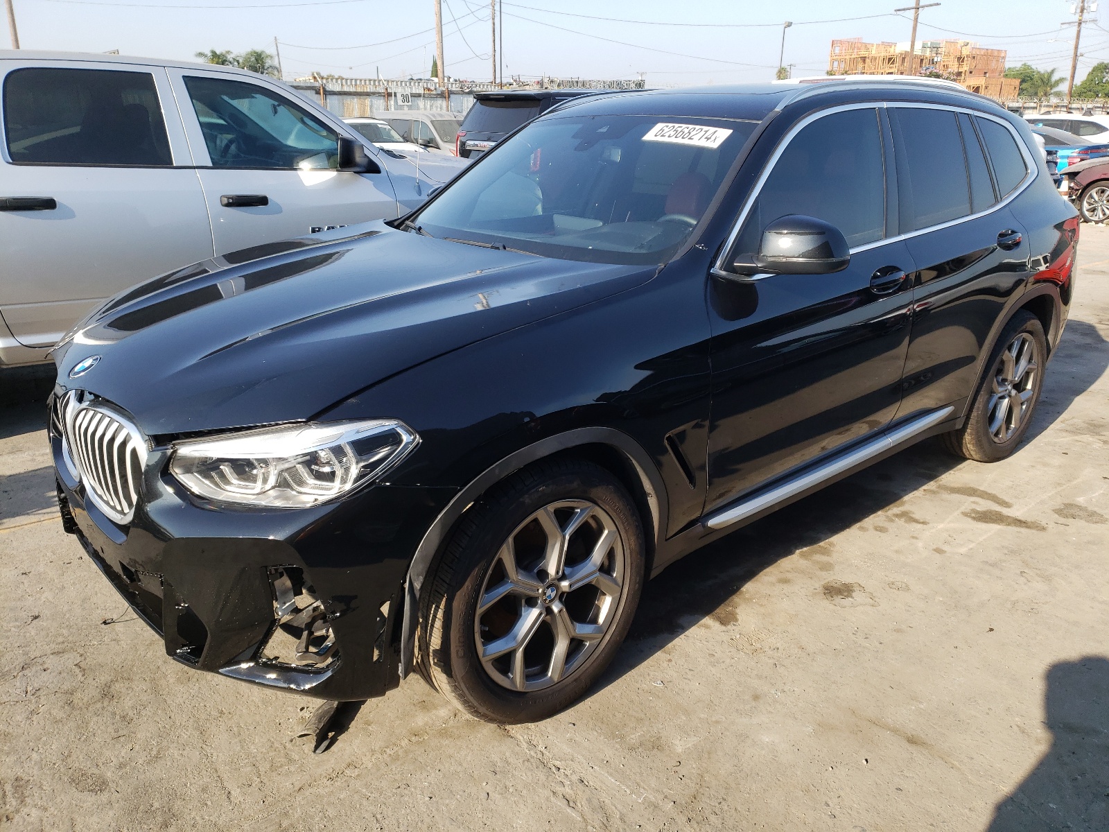 2022 BMW X3 Sdrive30I vin: 5UX43DP09N9N39238