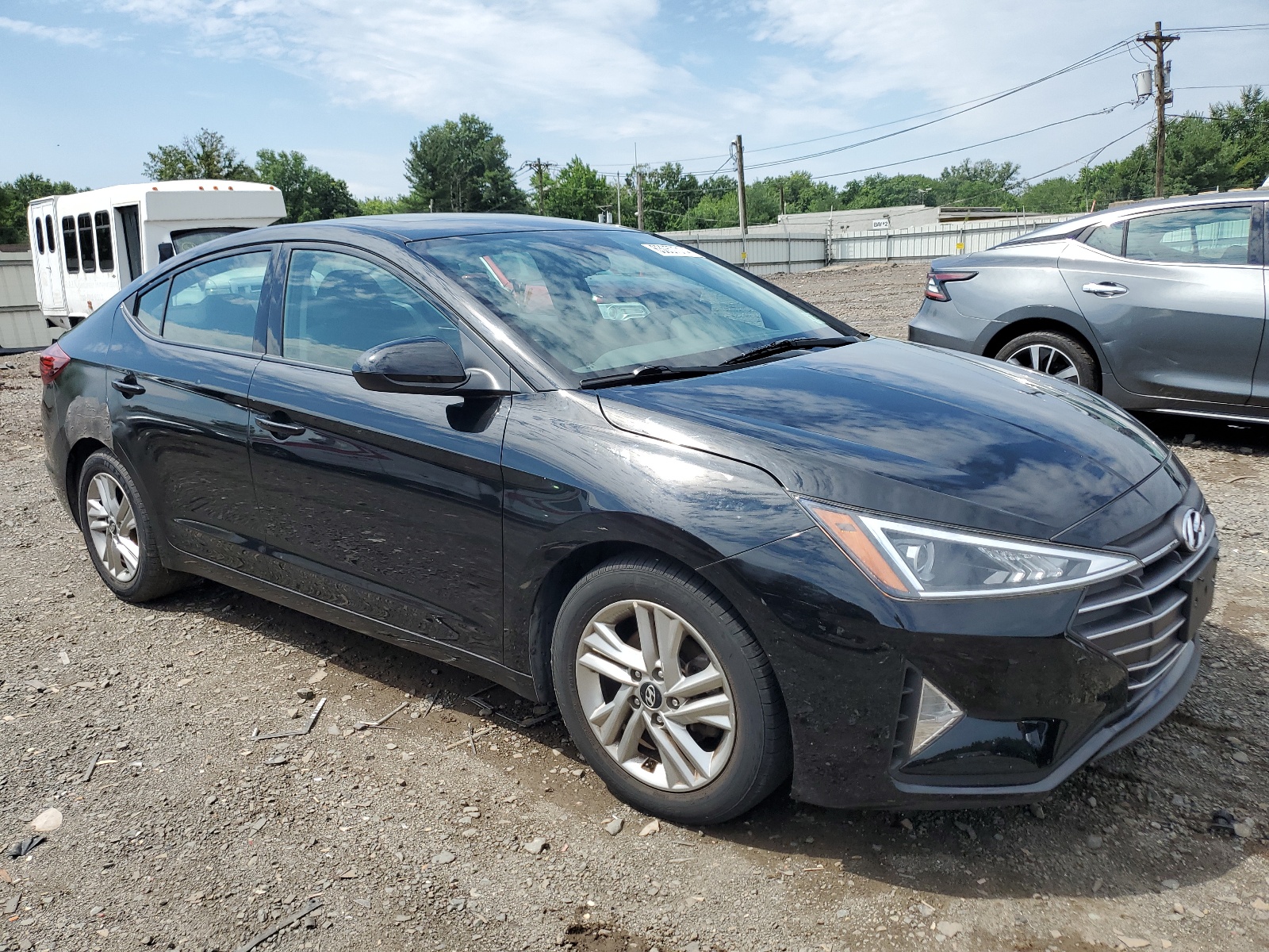 2019 Hyundai Elantra Sel vin: 5NPD84LF6KH453966