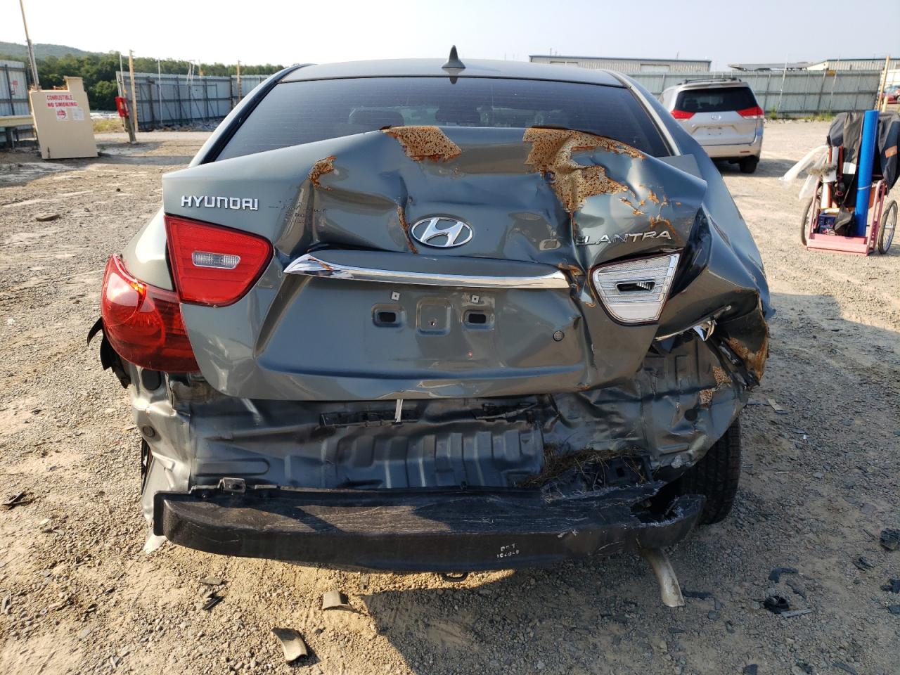 2010 Hyundai Elantra Blue VIN: KMHDU4AD7AU861356 Lot: 65525804