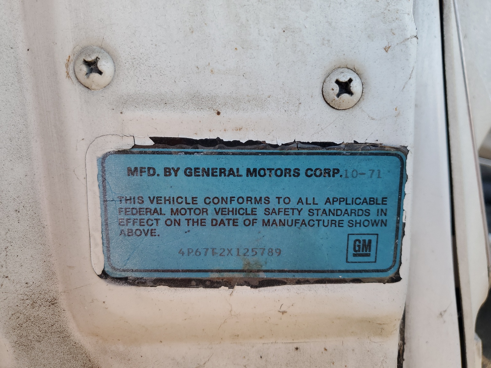 4P67T2X125789 1972 Buick Skylark