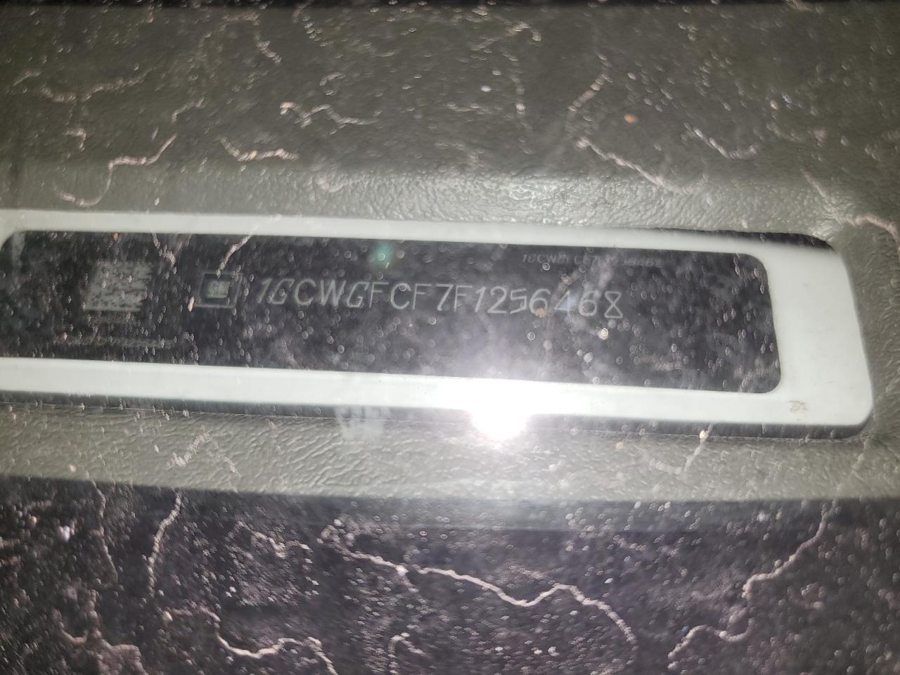 2015 Chevrolet Express G2500 VIN: 1GCWGFCF7F1256468 Lot: 63621964