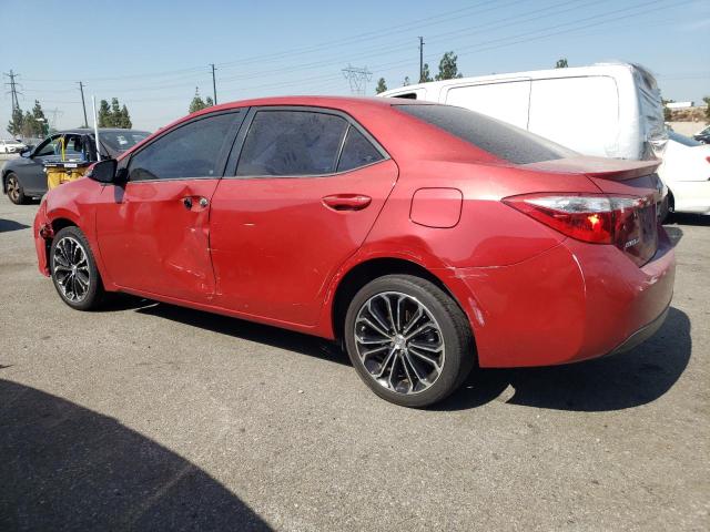 Sedans TOYOTA COROLLA 2016 Czerwony