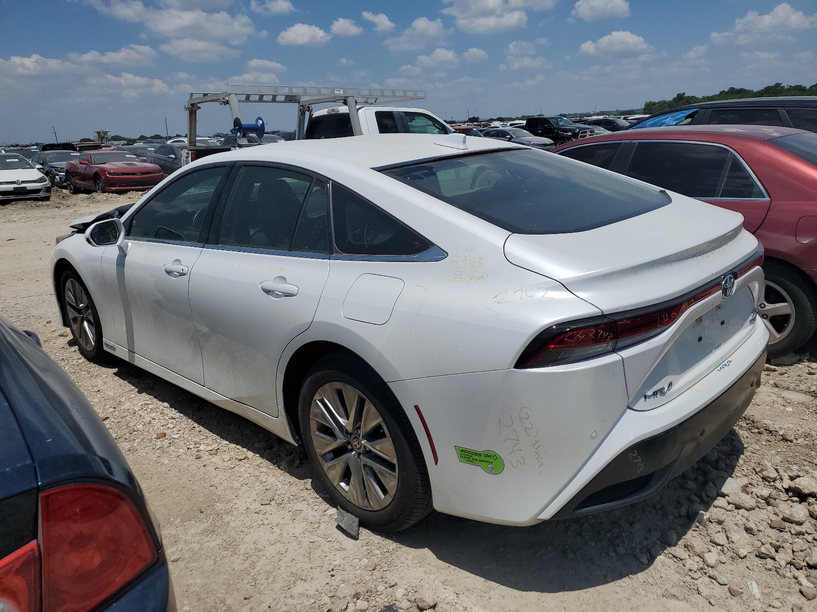 2022 Toyota Mirai Le vin: JTDAAAAA8NA007116