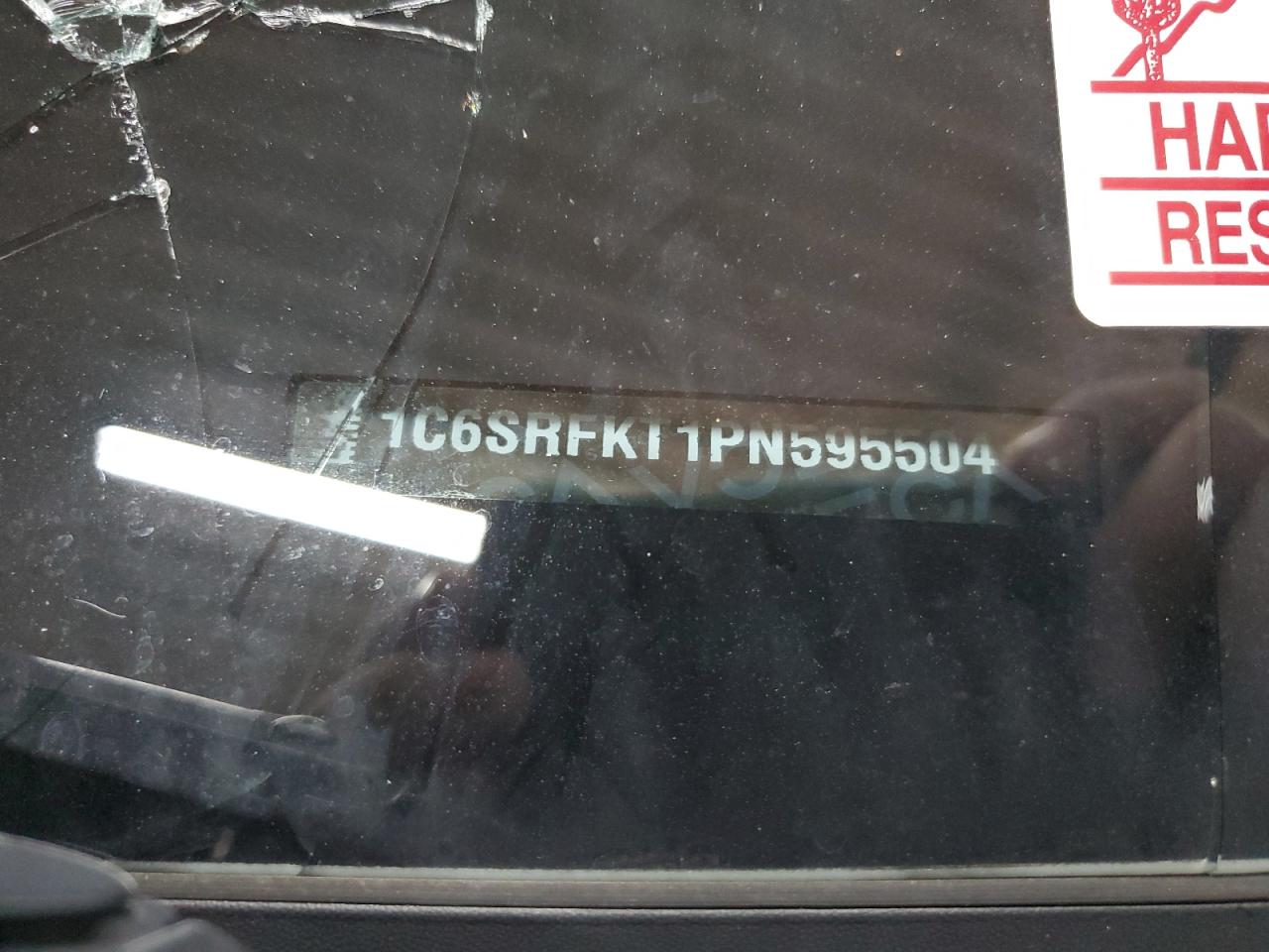 2023 Ram 1500 Longhorn VIN: 1C6SRFKT1PN595504 Lot: 63016914