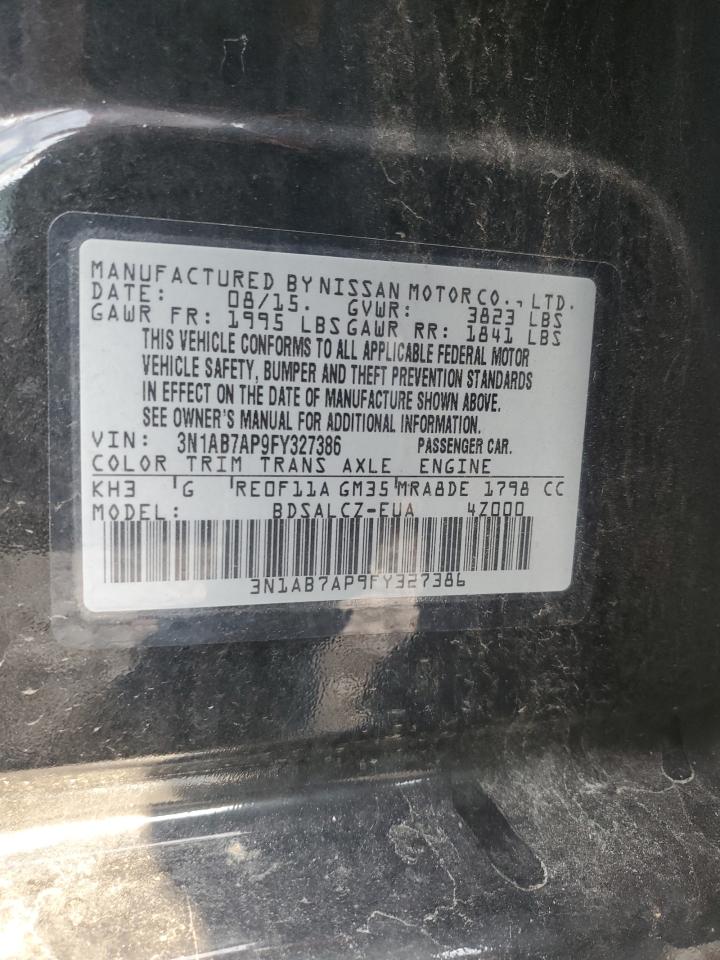 3N1AB7AP9FY327386 2015 Nissan Sentra S