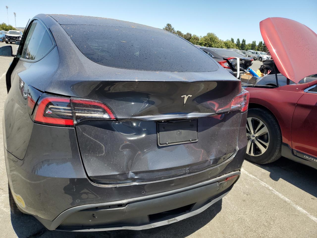 2021 Tesla Model Y VIN: 5YJYGDED0MF115948 Lot: 61146714