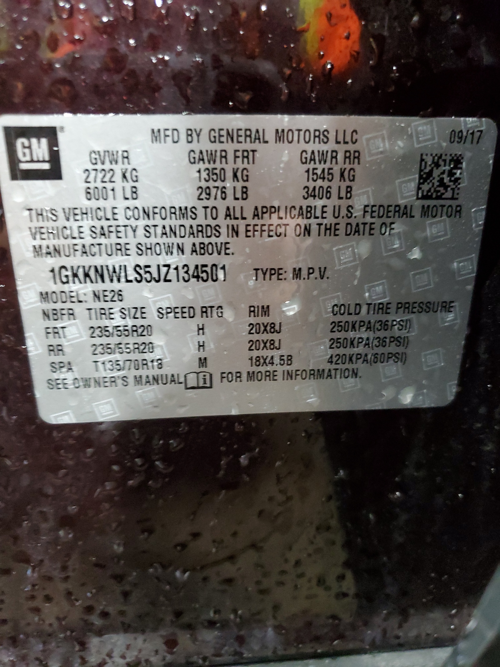 1GKKNWLS5JZ134501 2018 GMC Acadia Slt-2