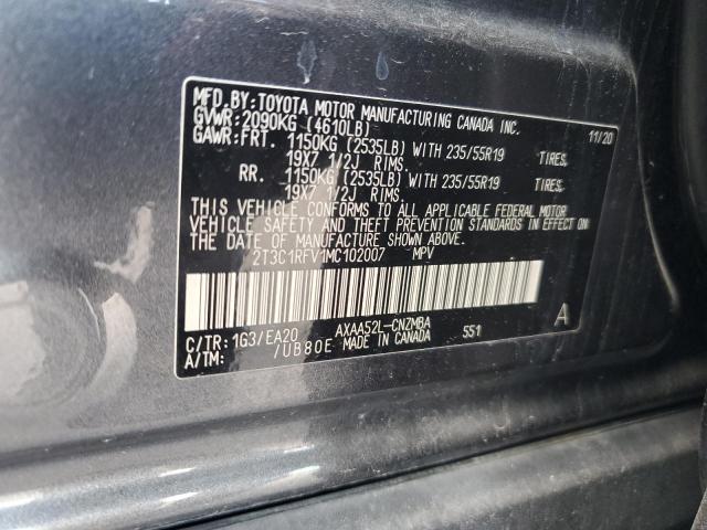 2T3C1RFV1MC102007 | 2021 Toyota rav4 xle premium