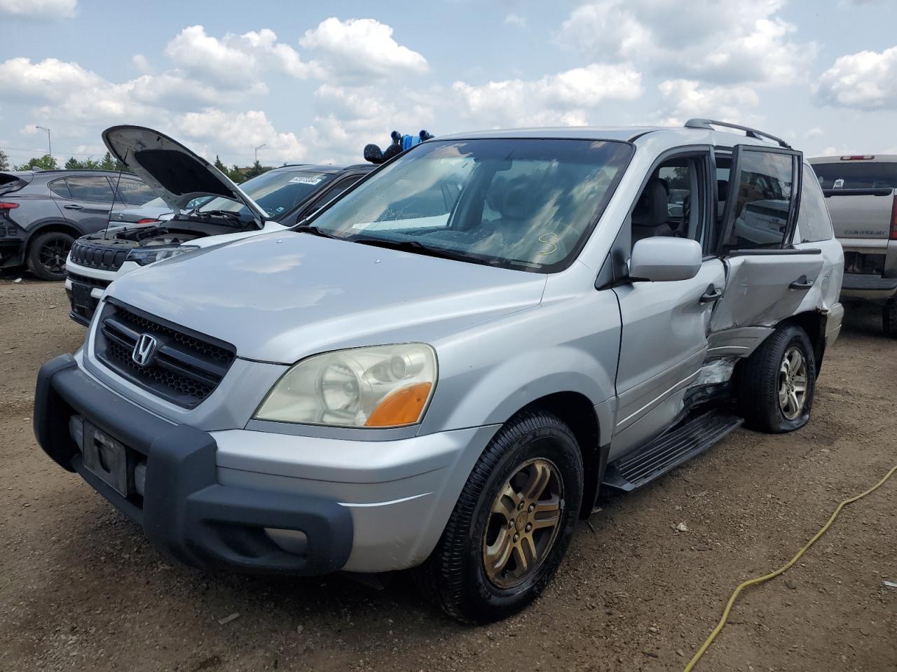 2004 Honda Pilot Exl de vânzare în Elgin, IL - Side