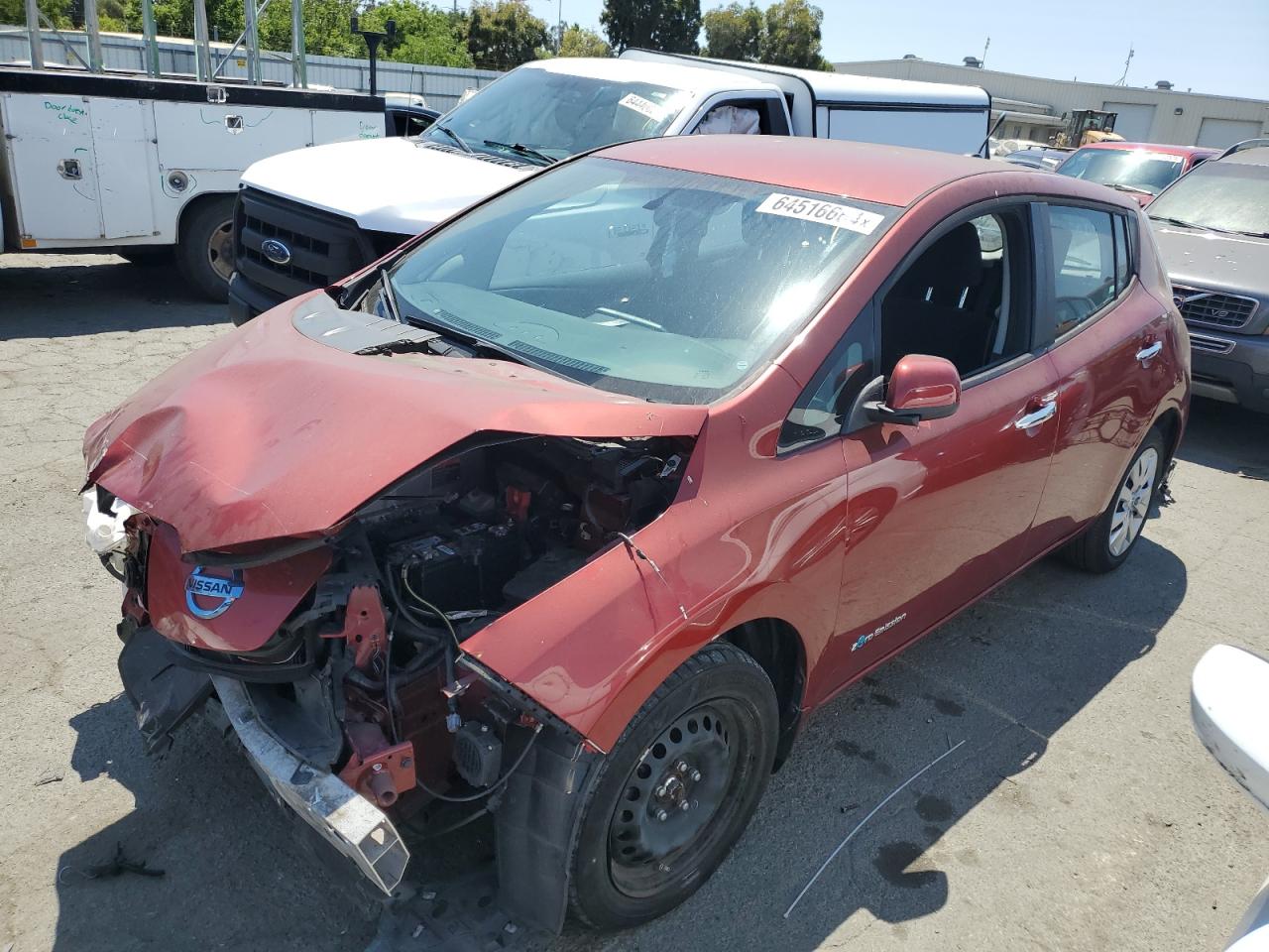 2014 Nissan Leaf S VIN: 1N4AZ0CP6EC337609 Lot: 64516664