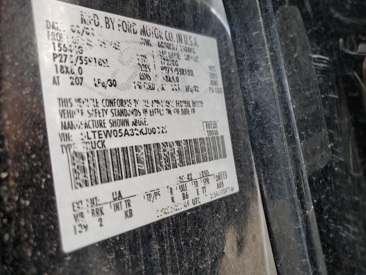 2002 Lincoln Blackwood VIN: 5LTEW05A32KJ00829 Lot: 78572754