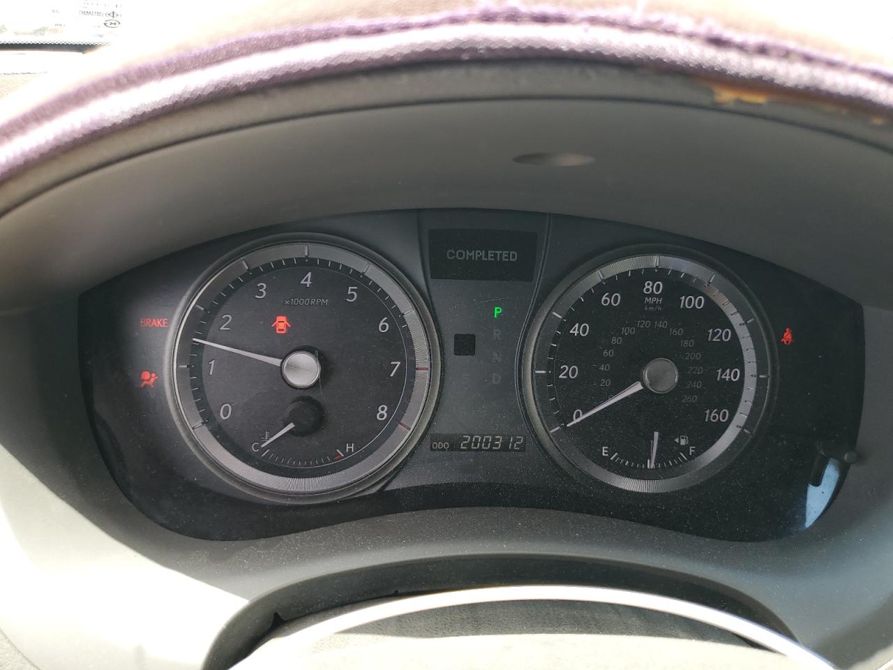 2007 Lexus Es 350 VIN: JTHBJ46G372099508 Lot: 63151504