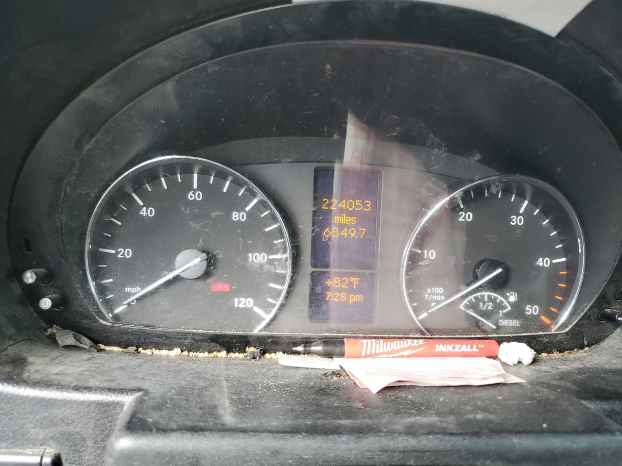 2011 Mercedes-Benz Sprinter 3500 VIN: WD3PF4CC5B5560882 Lot: 60764354