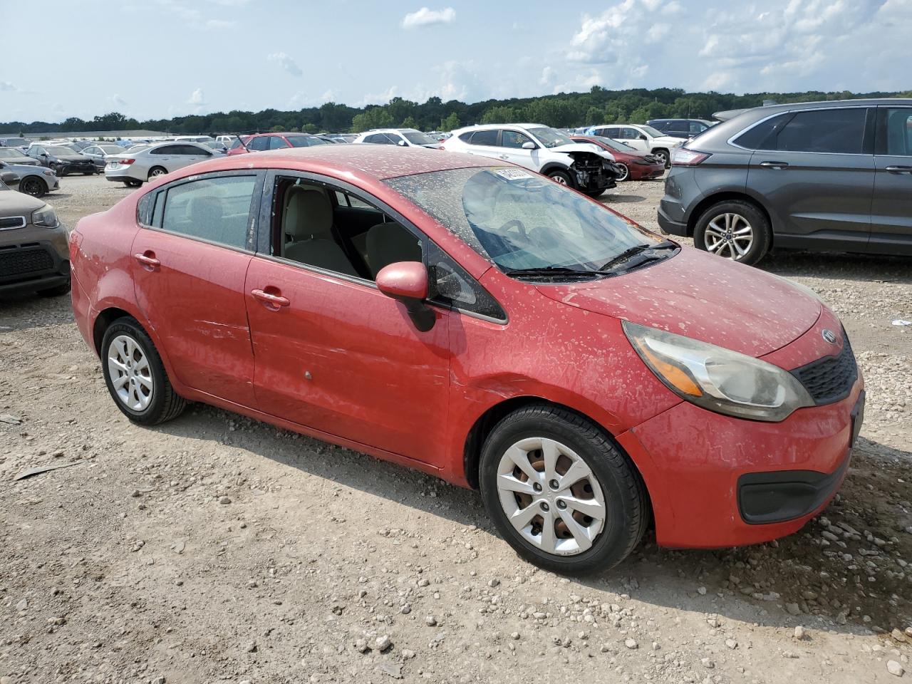 2013 Kia Rio Lx VIN: KNADM4A36D6265284 Lot: 64213574