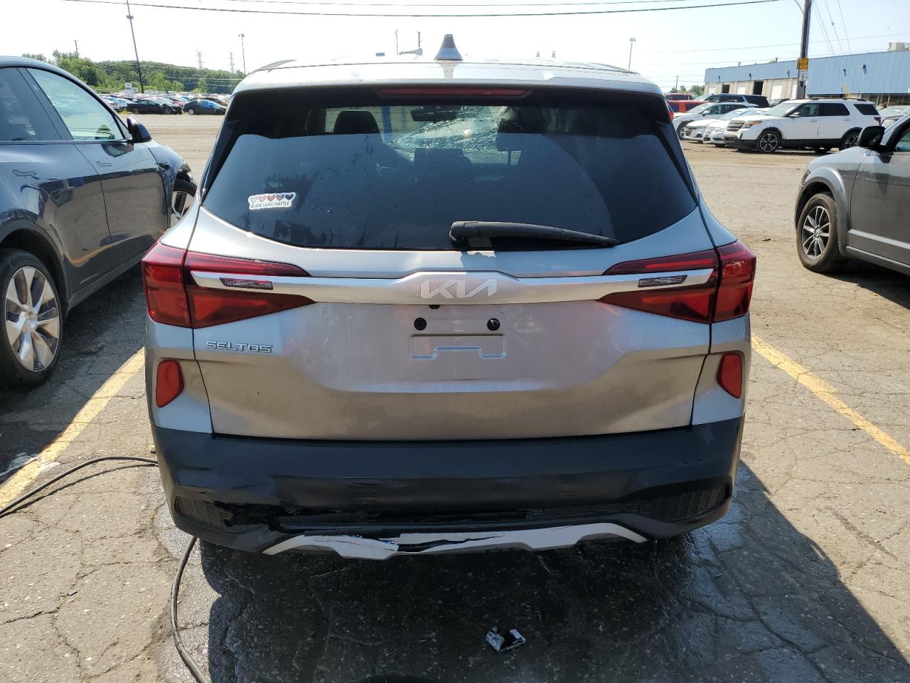 2022 Kia Seltos Lx VIN: KNDEPCAA1N7323613 Lot: 64297374