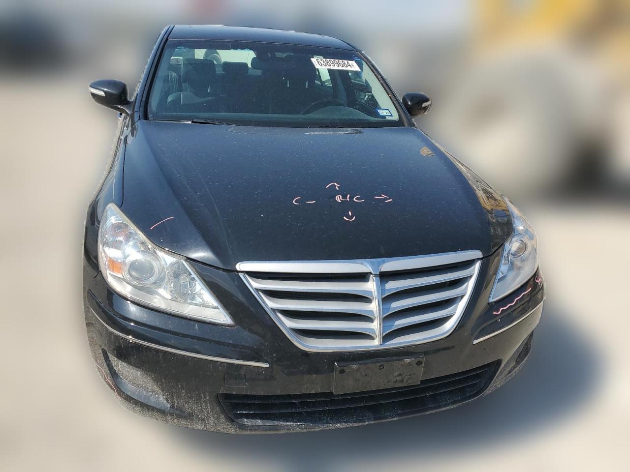 2011 Hyundai Genesis 3.8L VIN: KMHGC4DEXBU126604 Lot: 63899684