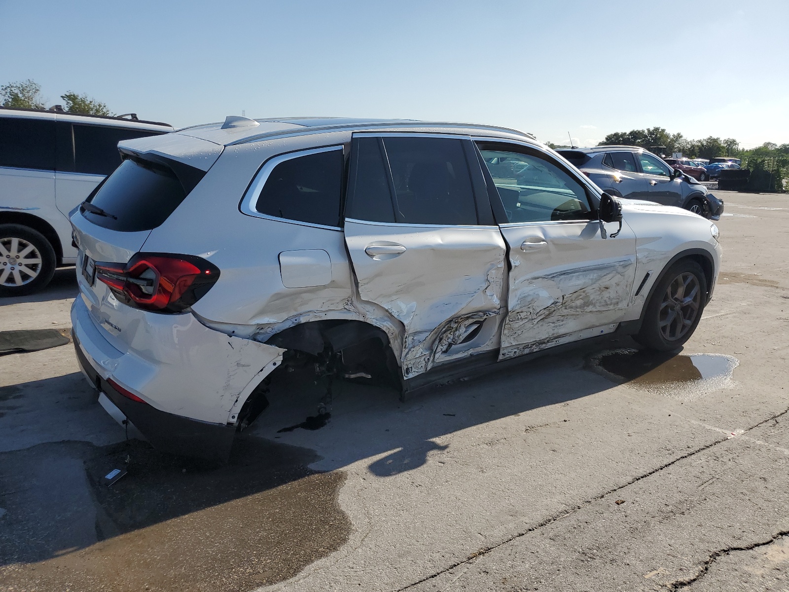 2022 BMW X3 xDrive30I vin: 5UX53DP08N9N20538