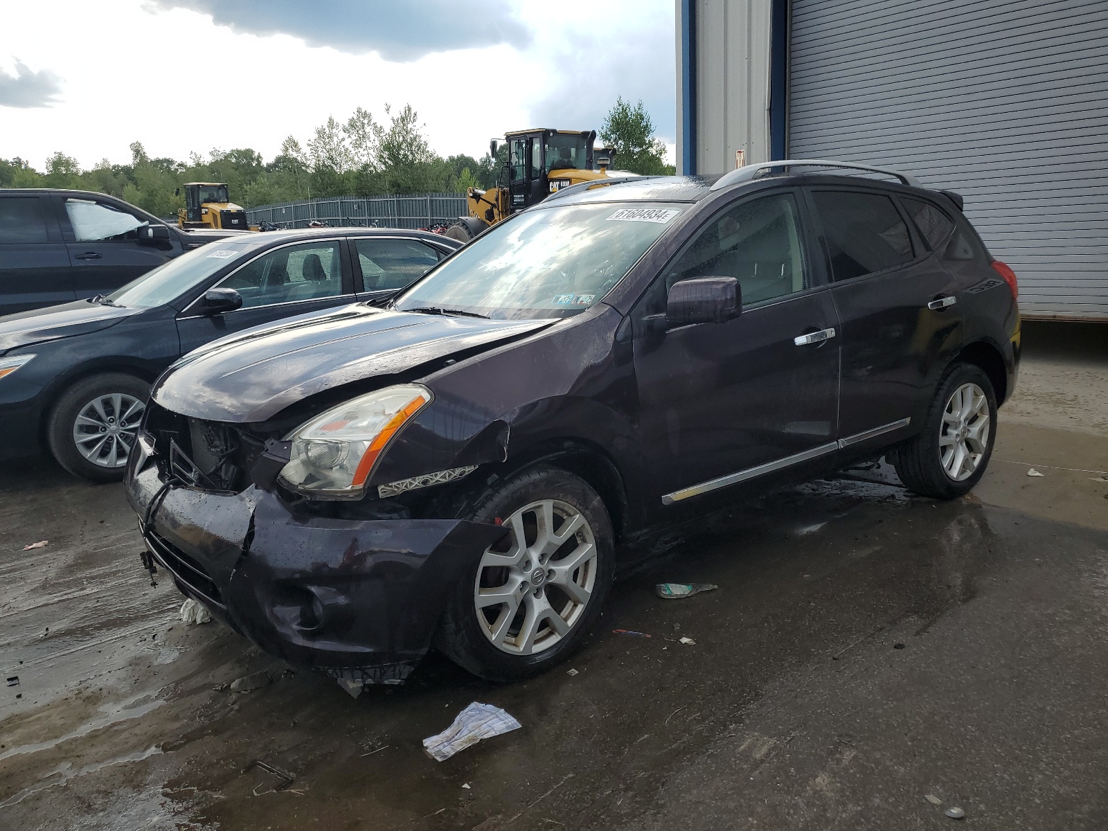 2012 Nissan Rogue S vin: JN8AS5MV9CW374808