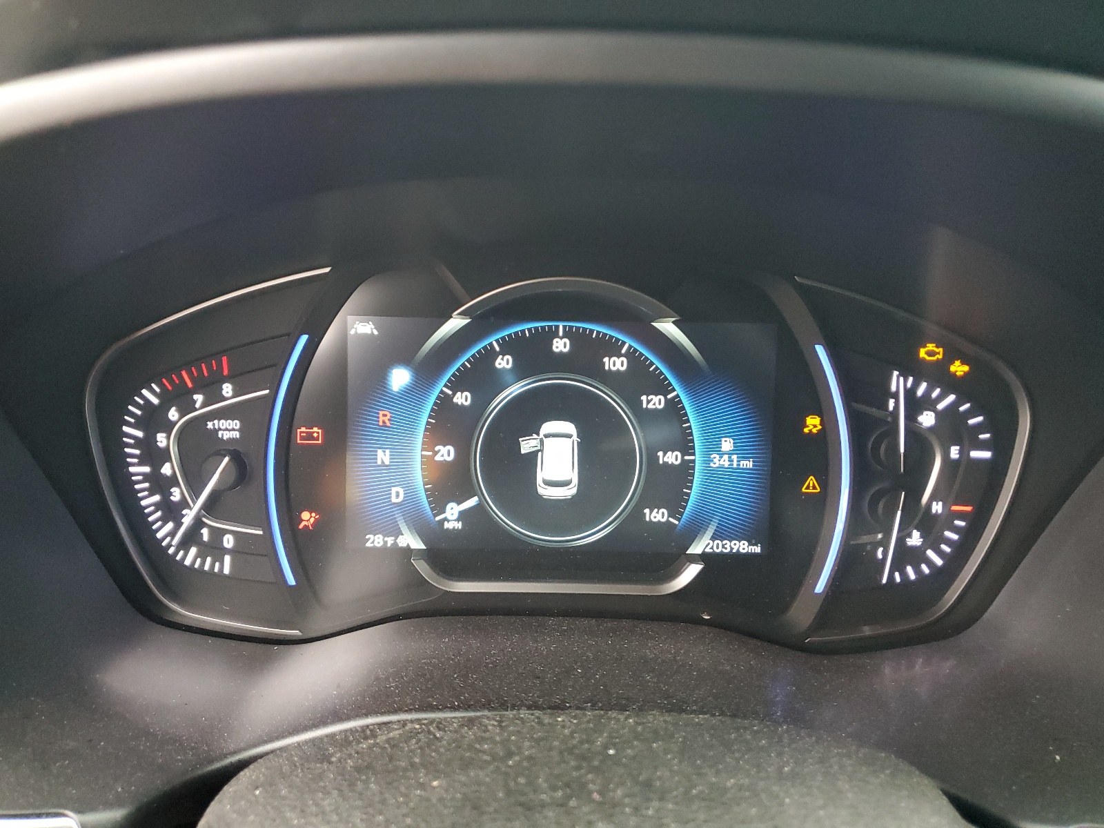 5NMS33AD1LH228130 2020 Hyundai Santa Fe Sel