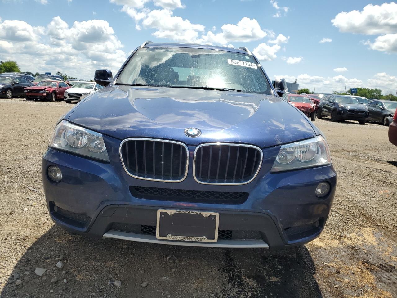 2013 BMW X3 xDrive28I VIN: 5UXWX9C55D0A11942 Lot: 63617164