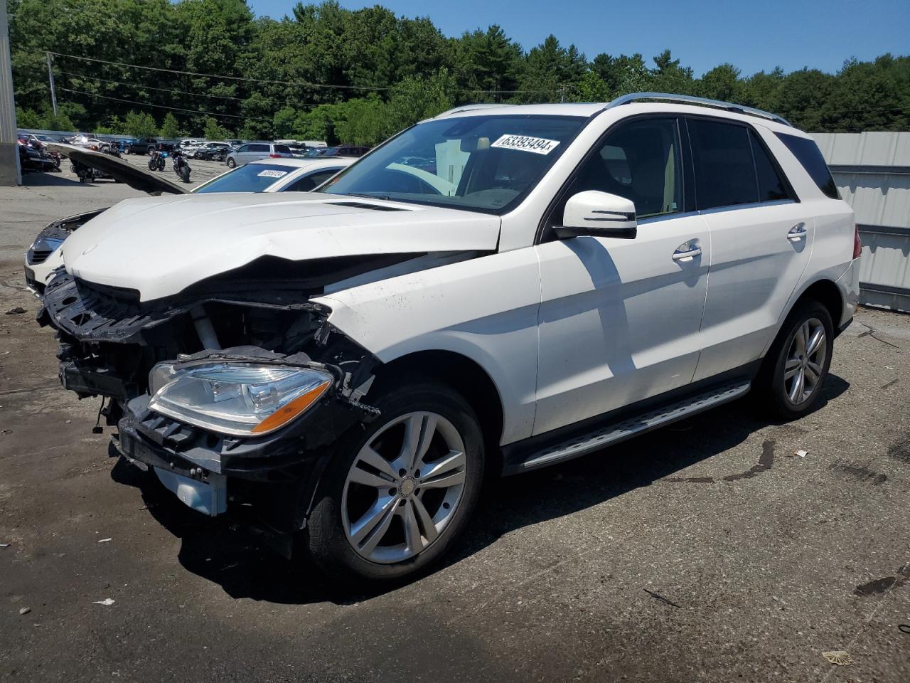 2015 Mercedes-Benz Ml 350 4Matic VIN: 4JGDA5HBXFA448388 Lot: 63393494