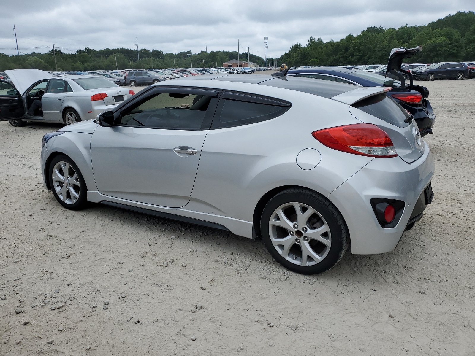 2014 Hyundai Veloster Turbo vin: KMHTC6AE3EU191278